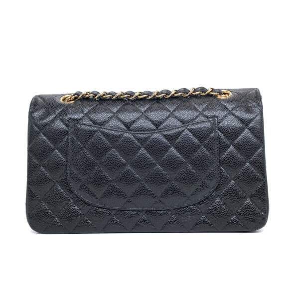 Chanel classic medium flap black caviar GHW_4 Chanel classic medium flap black caviar GHW_4