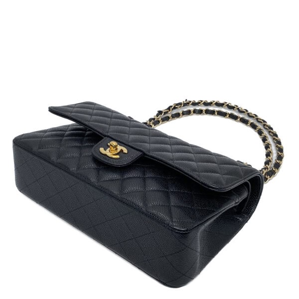 Chanel classic medium flap black caviar GHW_6 Chanel classic medium flap black caviar GHW_6