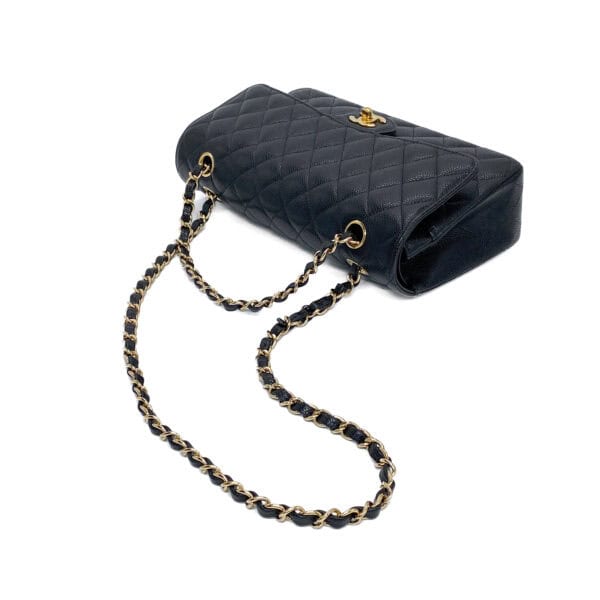 Chanel classic medium flap black caviar GHW_8 Chanel classic medium flap black caviar GHW_8