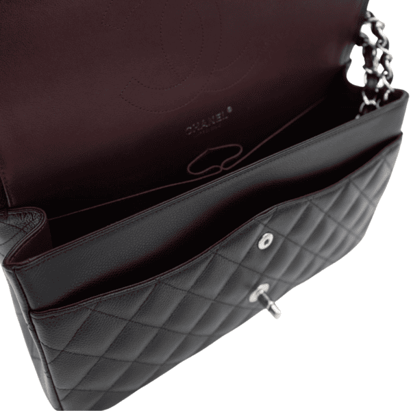 Chanel Jumbo black caviar SHW Chanel Jumbo black caviar SHW