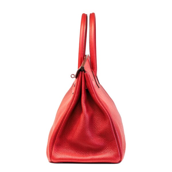 Birkin35 Clemence Rouge Casaque PHW Birkin35 Clemence Rouge Casaque PHW