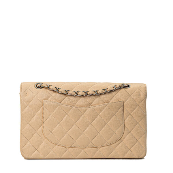 Chanel Classic Medium Beige Caviar SHW Chanel Classic Medium Beige Caviar SHW