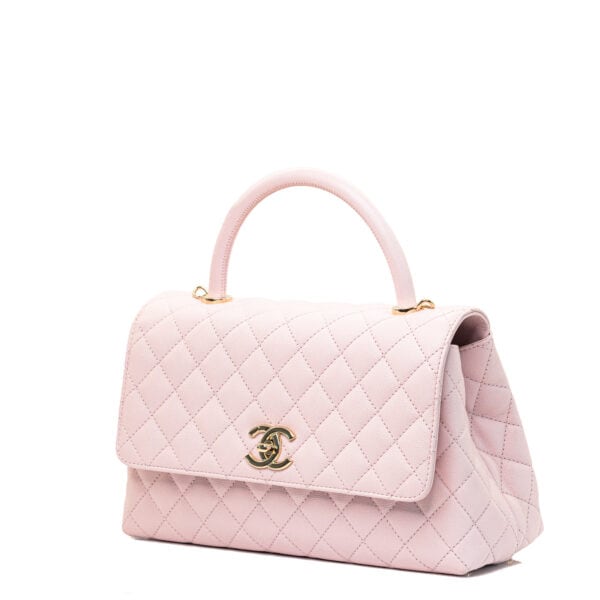 Chanel Coco Handle Medium Pink Caviar GHW Chanel Coco Handle Medium Pink Caviar GHW