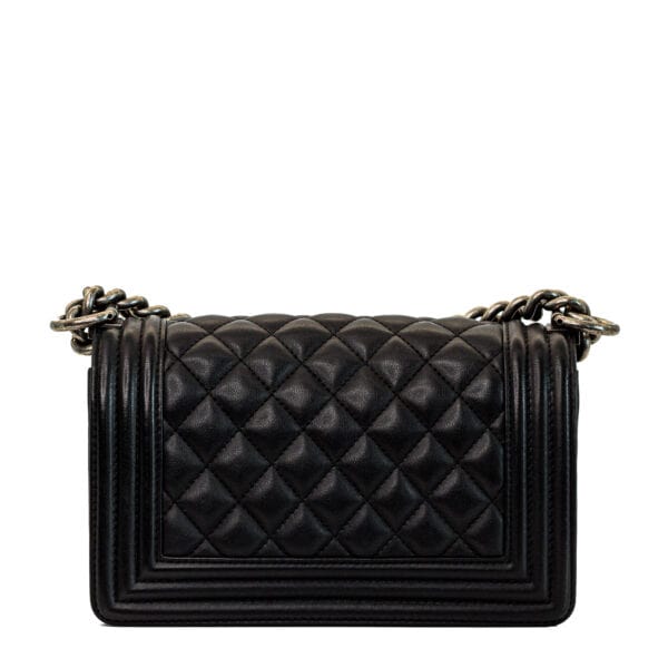Chanel Boy Small Black Lambskin RHW Chanel Boy Small Black Lambskin RHW
