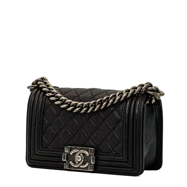 Chanel Boy Small Black Caviar RHW Chanel Boy Small Black Caviar RHW