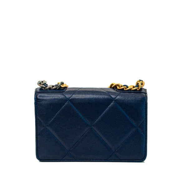Chanel 19 WOC Lambskin Navy GHW Chanel 19 WOC Lambskin Navy GHW