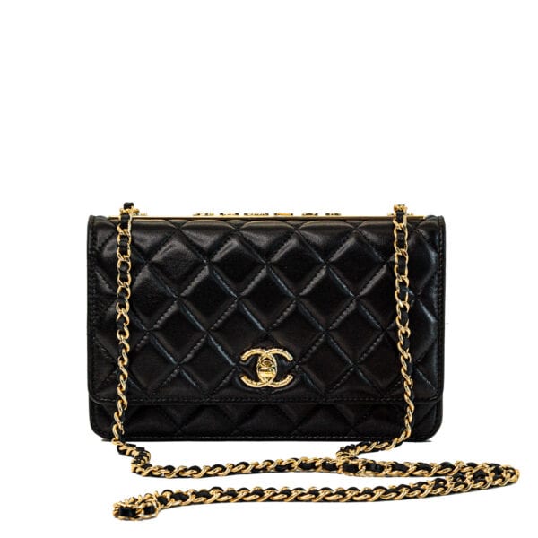 Chanel Trendy CC WOC Black Lambskin GHW Chanel Trendy CC WOC Black Lambskin GHW