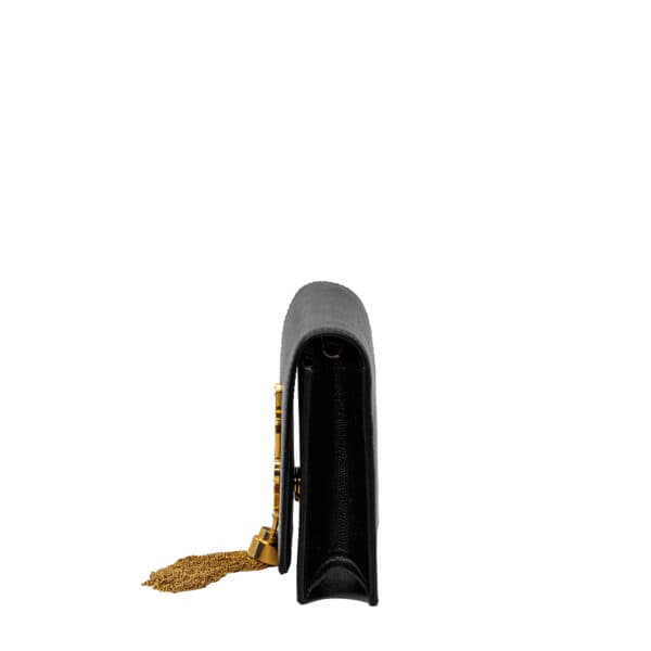 YSL Kate Tassel Black Small Bag On Chain GHW YSL Kate Tassel Black Small Bag On Chain GHW