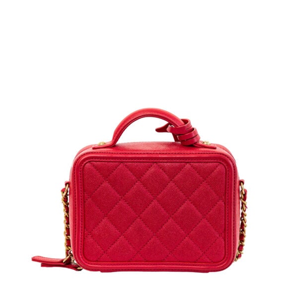 Chanel Vanity Case Small Caviar Red GHW Chanel Vanity Case Small Caviar Red GHW
