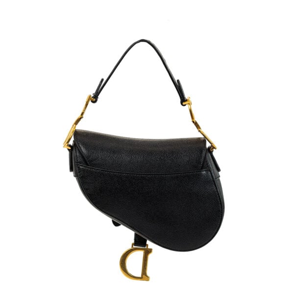 Dior Saddle Mini Black Calfskin GHW Dior Saddle Mini Black Calfskin GHW