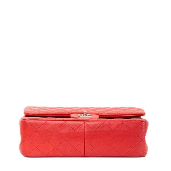 Chanel Classic Jumbo Red Lambskin SHW Chanel Classic Jumbo Red Lambskin SHW