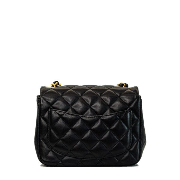 Chanel Classic Mini Square Black GHW Chanel Classic Mini Square Black GHW