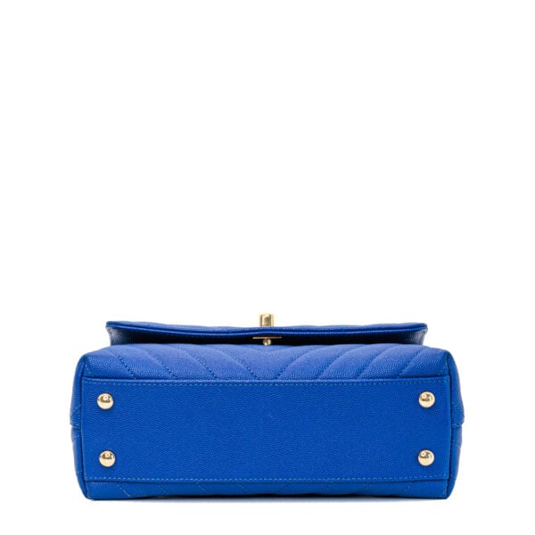 Chanel Coco Handle Small Blue Caviar GHW Chanel Coco Handle Small Blue Caviar GHW