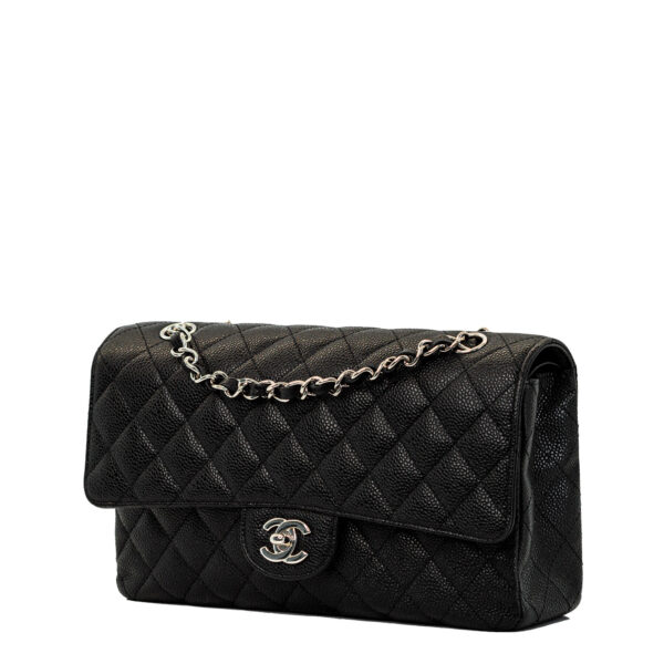 Chanel Classic Medium Black Caviar SHW Chanel Classic Medium Black Caviar SHW