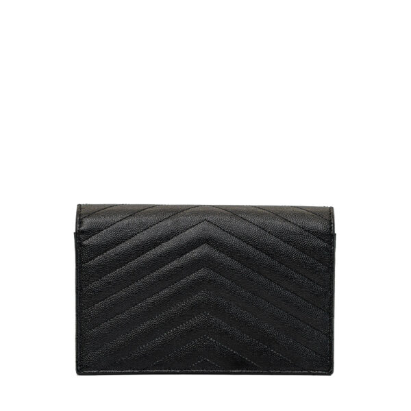 YSL Kate Black Envelope Bag on Chain SHW YSL Kate Black Envelope Bag on Chain SHW