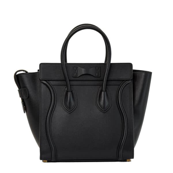Celine Mini Luggage Smooth Black Calfskin Celine Mini Luggage Smooth Black Calfskin