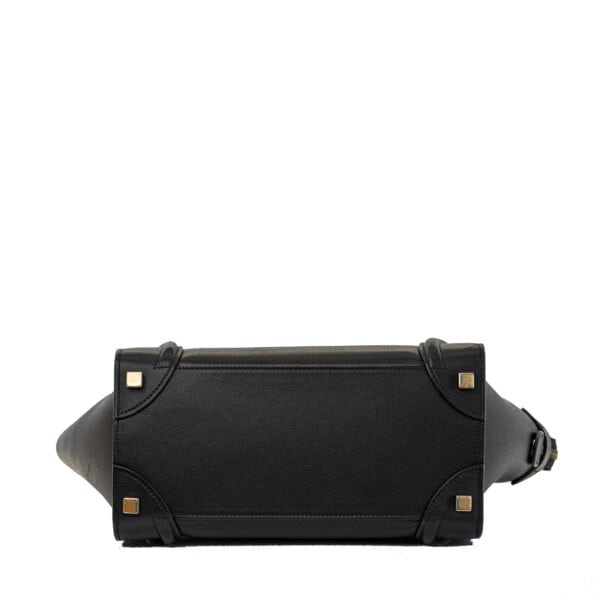 Celine Mini Luggage Smooth Black Calfskin Celine Mini Luggage Smooth Black Calfskin