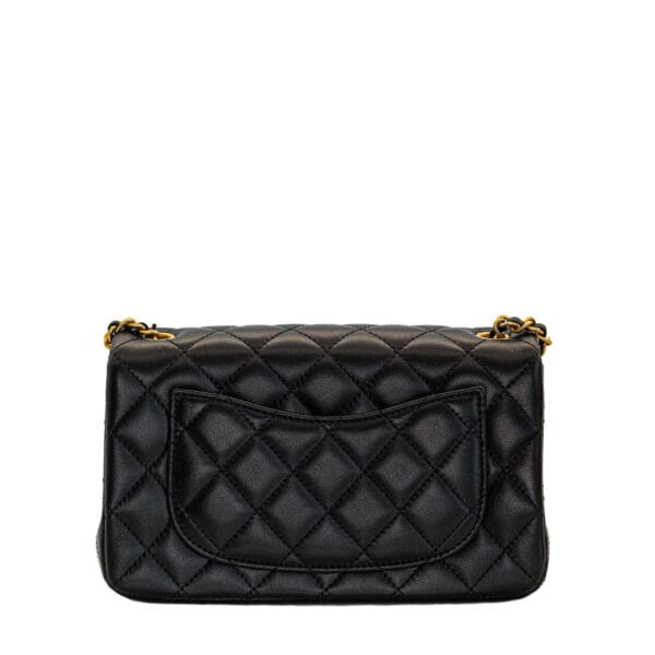 Chanel Classic Mini Rectangular Pearl Crush Black Antique GHW Chanel Classic Mini Rectangular Pearl Crush Black Antique GHW