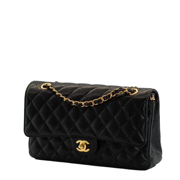 Chanel Classic Medium Black Caviar GHW 2019 Chanel Classic Medium Black Caviar GHW 2019