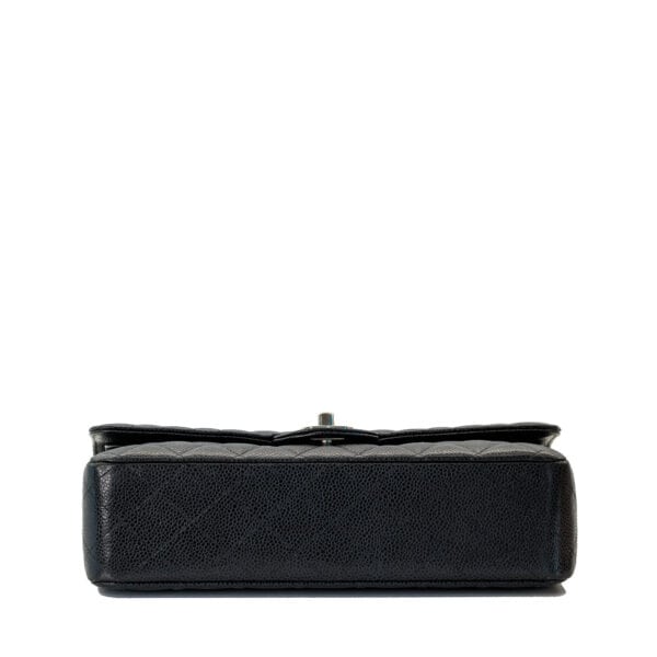 Chanel Classic Medium Black Caviar SHW 2015 Chanel Classic Medium Black Caviar SHW 2015