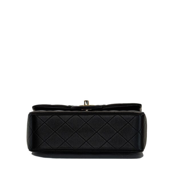 Chanel Mini Top Handle Black Lambskin GHW Chanel Mini Top Handle Black Lambskin GHW