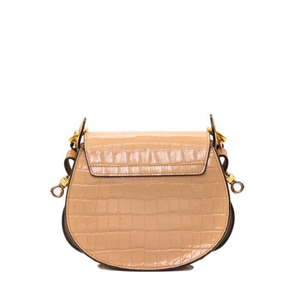 Chloé Small Tess Bag Beige Suede Calfskin GHW Chloé Small Tess Bag Beige Suede Calfskin GHW