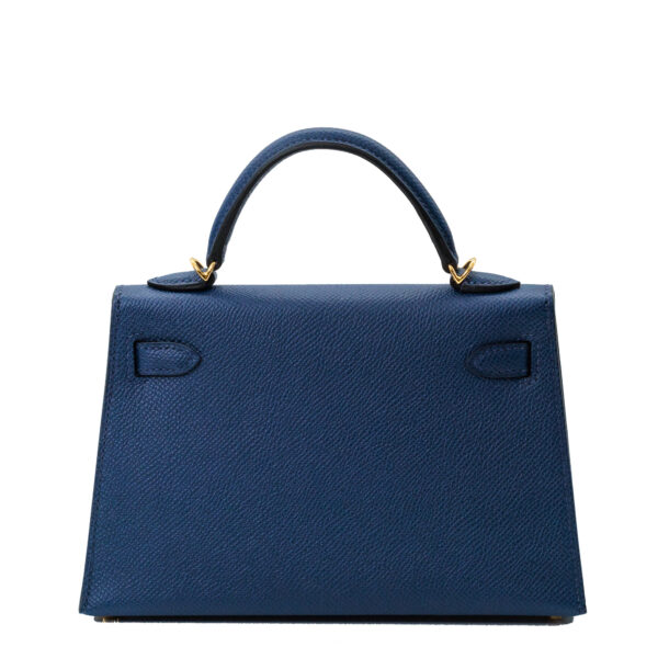 Mini Kelly 20 Epsom Navy Blue GHW Mini Kelly 20 Epsom Navy Blue GHW
