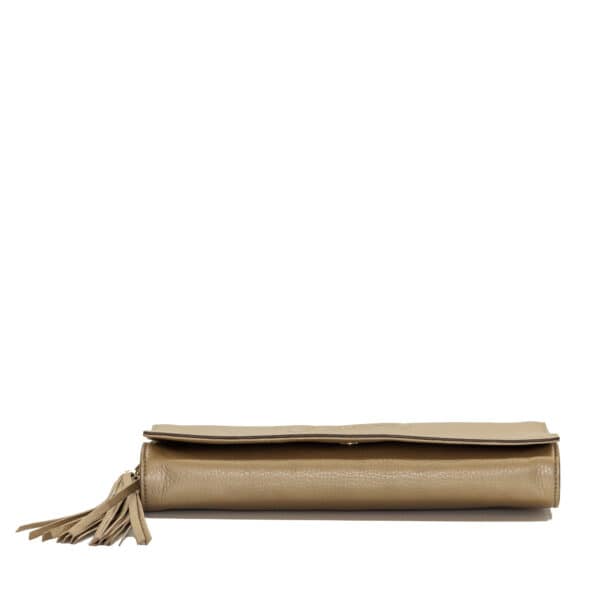 Gucci Soho Clutch Gold Leather Gucci Soho Clutch Gold Leather