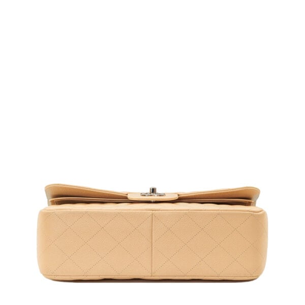 Chanel Classic Jumbo Beige Caviar SHW Chanel Classic Jumbo Beige Caviar SHW