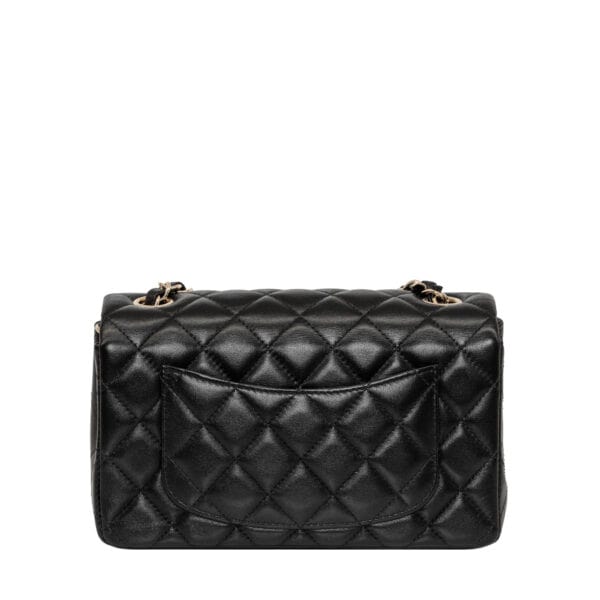 Chanel Classic Mini Rectangular Black Lambskin CGHW Chanel Classic Mini Rectangular Black Lambskin CGHW