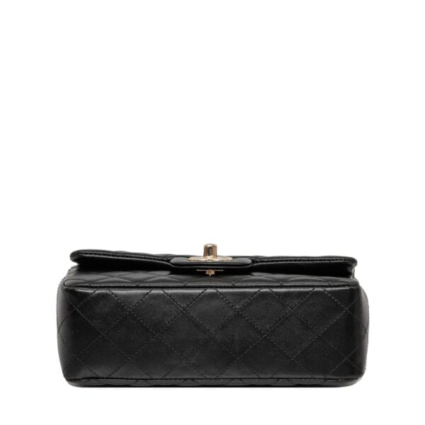 Chanel Classic Mini Rectangular Black Lambskin CGHW Chanel Classic Mini Rectangular Black Lambskin CGHW