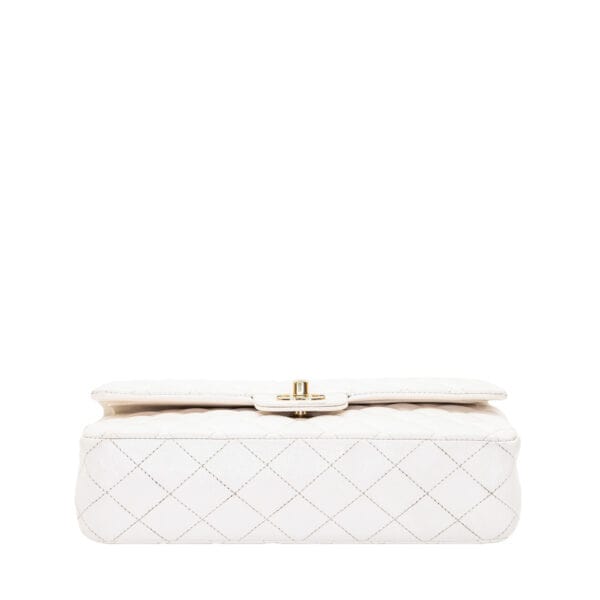 Chanel Classic Medium White Caviar GHW Chanel Classic Medium White Caviar GHW