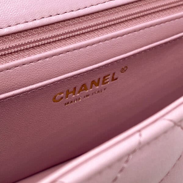 Chanel Mini Rectangular Top Handle Pink Lambskin CGHW_9 Chanel Mini Rectangular Top Handle Pink Lambskin CGHW_9