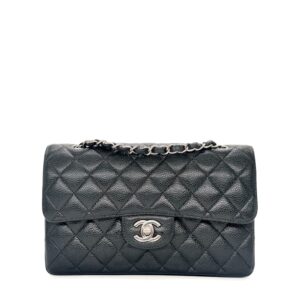Chanel Classic Small Black Caviar SHW