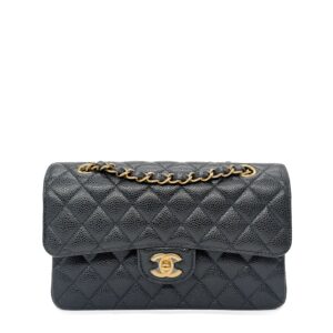Chanel Classic Small Black Caviar GHW