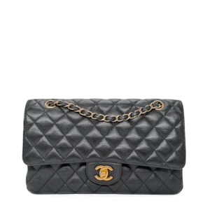 Chanel Classic Medium Double Flap Black Caviar GHW