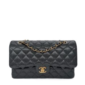 Chanel Classic Medium Double Flap Black Caviar GHW