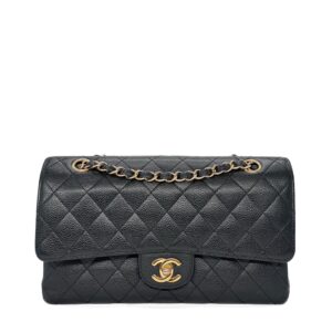Chanel Classic Medium Double Flap Black Caviar GHW