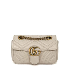 Gucci Marmont Mini White GHW