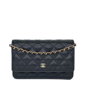 Chanel Classic WOC Black Caviar GHW