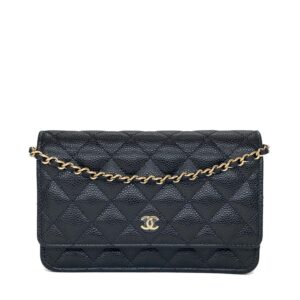 Chanel Classic WOC Black Caviar GHW