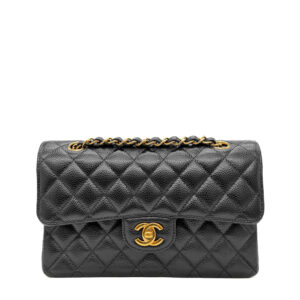 Chanel Classic Small Black Caviar GHW