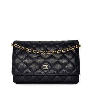 Chanel Classic WOC Black Caviar GHW