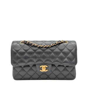 Chanel Classic Small Black Caviar GHW