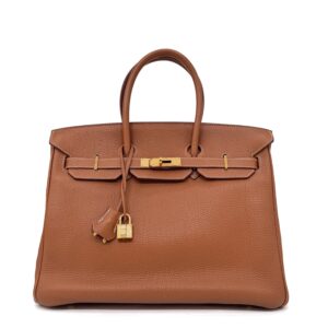 Birkin 35 Togo Gold GHW