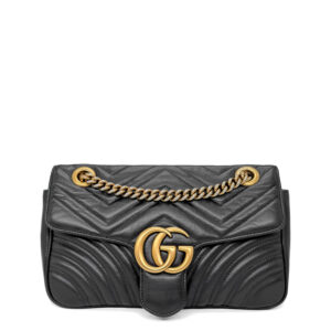 Gucci Marmont Black Small GHW