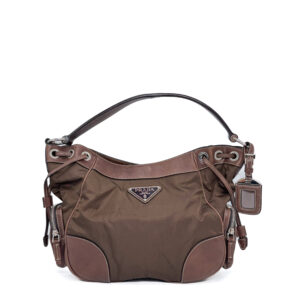 Prada Canapa Logo Shoulder Bag