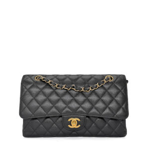 Chanel Classic Medium Double Flap Black Caviar GHW
