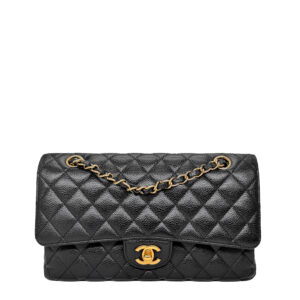 Chanel Classic Medium Double Flap Black Caviar GHW