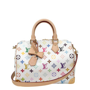 Louis Vuitton x Takashi Murakami Speedy Bandouliere 25 White Multicoloured
